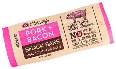Etta Says! Meat snack Bar, Pork + Bacon